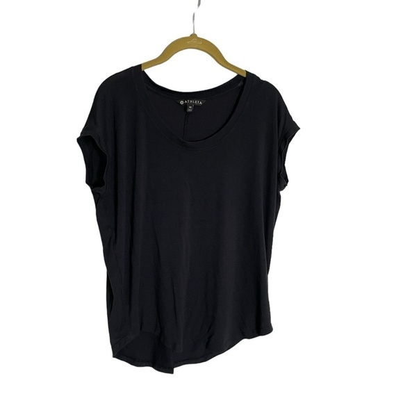 Athleta Black Oversized T Shirt XS - Picture 1 of 4
